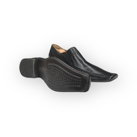 Stacy Adams Square Toe Dress Shoe Booties Black Leather Shooties 13D - Picture 11 of 16